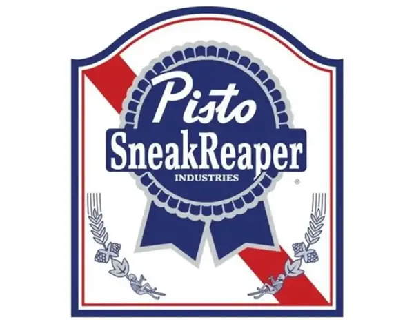 Tactical Outfitters Tactical Outfitters Sneakreaper Industries Pisto Blue Ribbon Morale Patch & Sticker Set