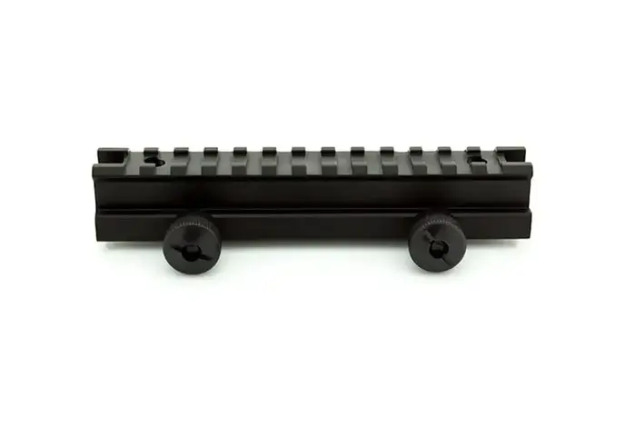 XTS MT 1012 1″ Riser Mount – 14 Slot See-Through Weaver Rail, 5.7″ Length