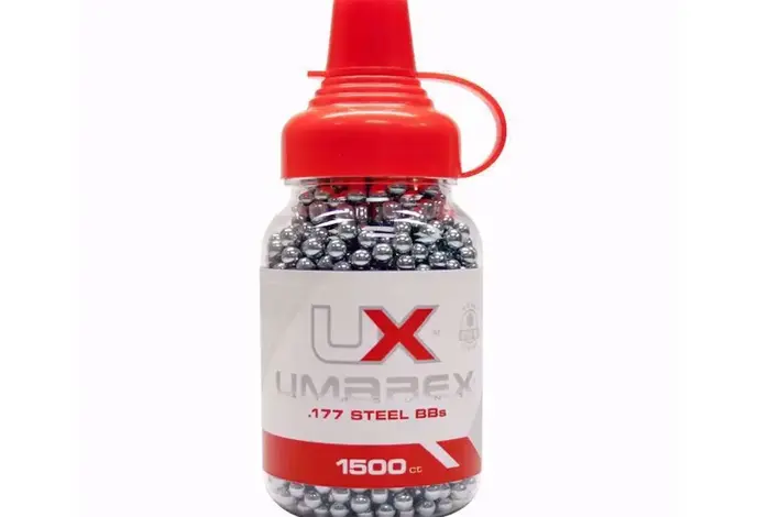 Umarex .177 Cal Steel BBs, 1500 ct Bottle