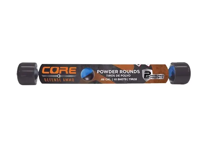 Umarex P2P Core Defense Powder Marking Balls .68 Cal, 10 ct, Blue / Black