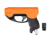 Umarex P2P HDP50 Compact .50 Cal Rubber / Powder Ball Gun, Orange / Black