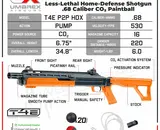 Umarex P2P HDX .68 Cal Rubber / Powder Shotgun, Orange / Black