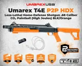 Umarex P2P HDX .68 Cal Rubber / Powder Shotgun, Orange / Black