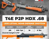 Umarex P2P HDX .68 Cal Rubber / Powder Shotgun, Orange / Black