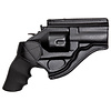 ASG Belt holster for 4" revolvers, leather, black
