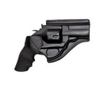 ASG Belt holster for 4" revolvers, leather, black