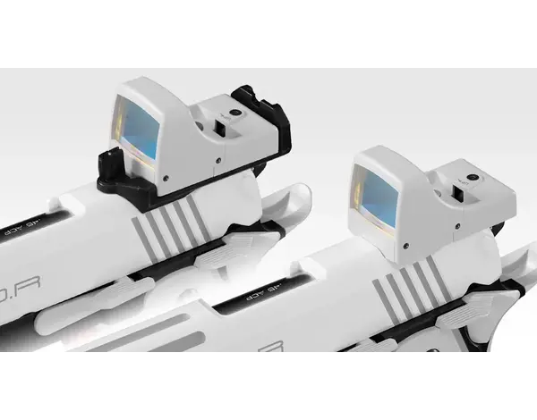 Tokyo Marui Tokyo Marui Hi-Capa 5.1 White DOR GBB Pistol w/ Micro Dot Sight