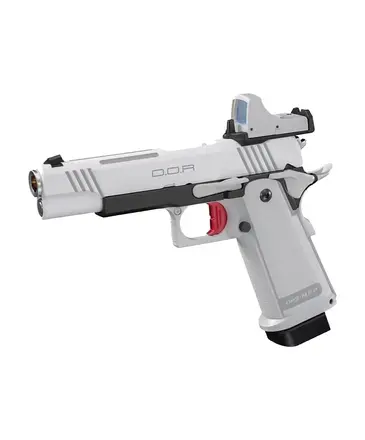 Tokyo Marui Tokyo Marui Hi-Capa 5.1 White DOR GBB Pistol w/ Micro Dot Sight