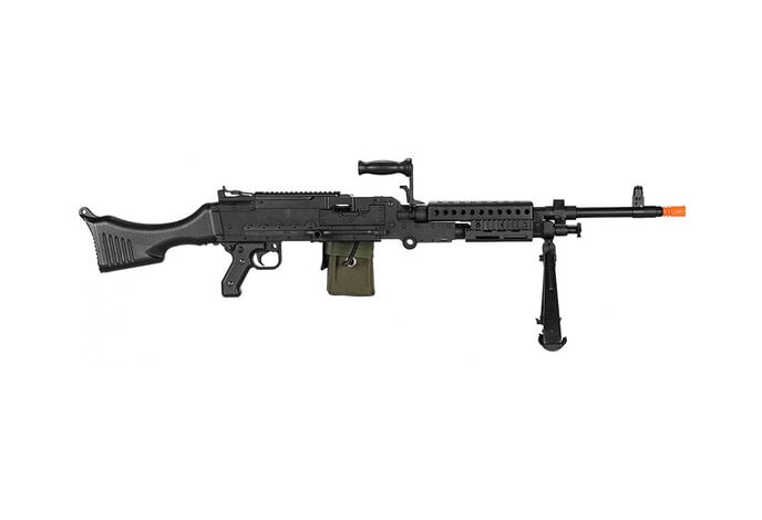 Lancer Tactical M240B metal body electric light machine gun w/box magazine
