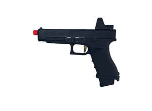 Airsoft Extreme AEX Custom THE BABAYAGA - Elite Force GLOCK G34 GBB Pistol Black
