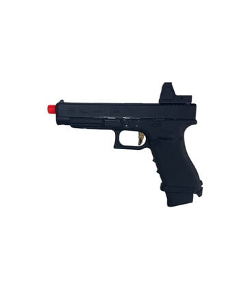 Airsoft Extreme AEX Custom THE BABAYAGA - Elite Force GLOCK G34 GBB Pistol Black