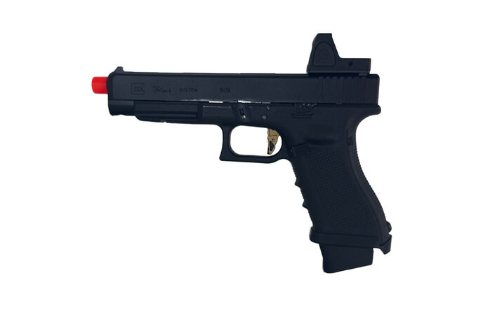 AEX Custom THE BABAYAGA - Elite Force GLOCK G34 GBB Pistol Black