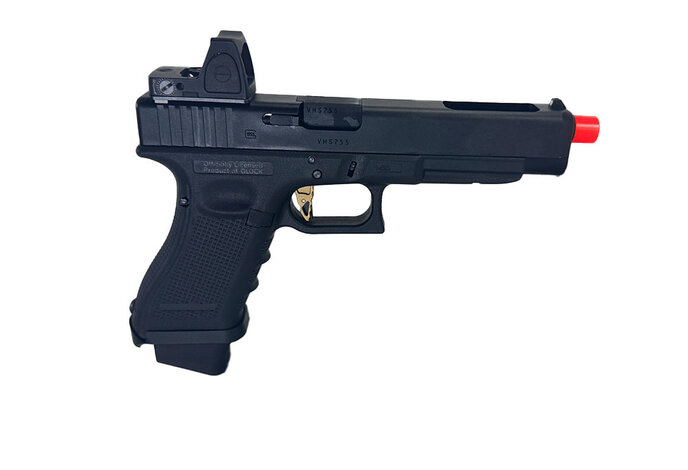 AEX Custom THE BABAYAGA - Elite Force GLOCK G34 GBB Pistol Black