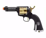 Umarex Elite Force Legends Gambler High Stakes 6-Shot CO2 Revolver, Black / Gold