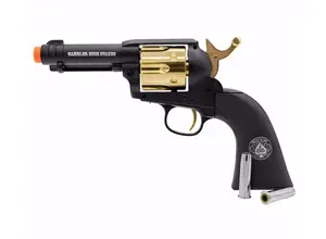 Elite Force Umarex Elite Force Legends Gambler High Stakes 6-Shot CO2 Revolver, Black / Gold