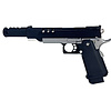 Airsoft Extreme AEX Custom Agent 47 - Tokyo Marui Hi Capa 5.1 Gas Blowback Pistol, Black / silver