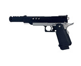 AEX Custom Agent 47 - Tokyo Marui Hi Capa 5.1 Gas Blowback Pistol, Black / silver