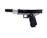 AEX Custom Agent 47 - Tokyo Marui Hi Capa 5.1 Gas Blowback Pistol, Black / silver