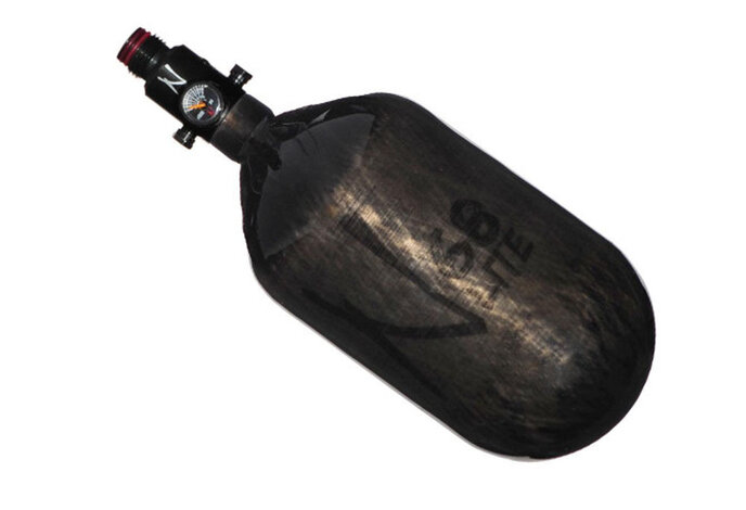 Ninja 90/4500 Carbon Fiber SLP Tank, Translucent Black (300psi output) (~2.8x 48/3k)