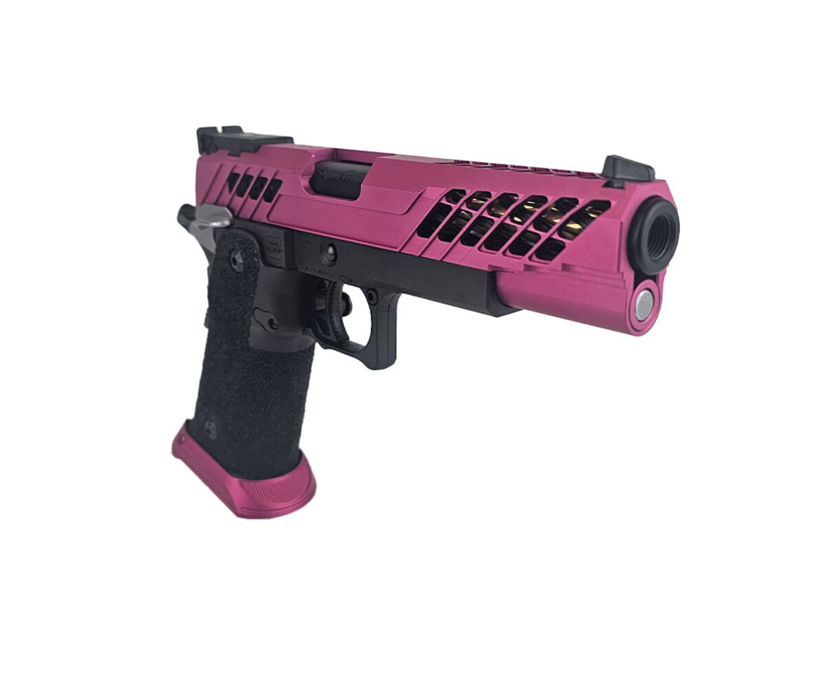 美品　紅牙ＡＩＲ　ＴＹＰＥ－Ｎ　５１０ＭＢ　ＴＨＲＩＬＬ　ＧＡＭＥ・Ｎ Airsoft Junkiez Custom Hi-Capa Entry Series - Big Red