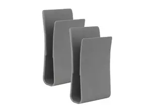 WoSport Wosport Mag Steady Nylon Magazine Pouch Insert 2-Pack Grey (Plain Top)