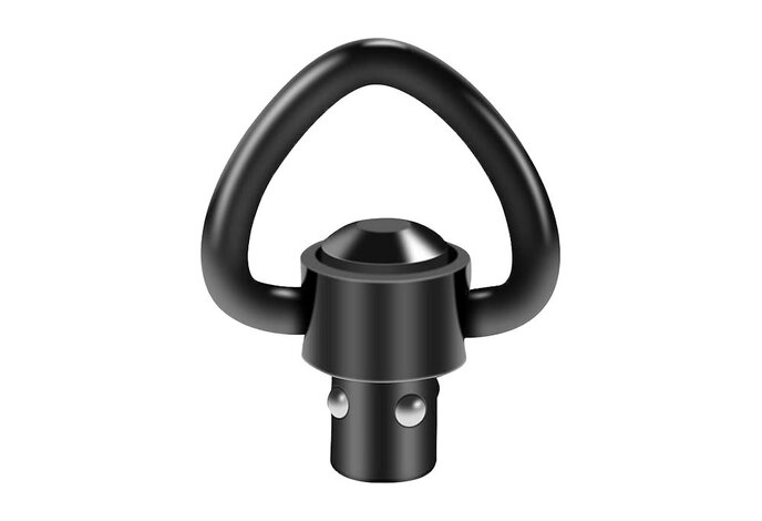 Quick detach sling loop, triangle type