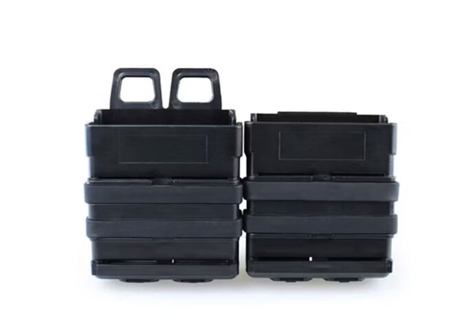 Fast mag hard shell M4 magazine pouch, single, black