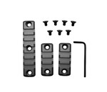 Airsoft Extreme SMR aluminum rail set, 1 x 7 slot, 2 x 3 slot