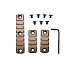 Airsoft Extreme SMR aluminum rail set, 1 x 7 slot, 2 x 3 slot