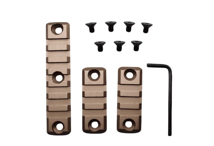 SMR aluminum rail set, 1 x 7 slot, 2 x 3 slot
