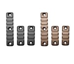 Airsoft Extreme SMR aluminum rail set, 1 x 7 slot, 2 x 3 slot