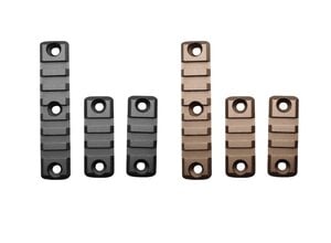 Airsoft Extreme SMR aluminum rail set, 1 x 7 slot, 2 x 3 slot