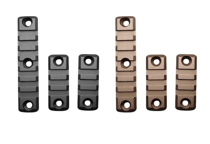 SMR aluminum rail set, 1 x 7 slot, 2 x 3 slot