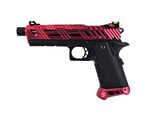 AEX Custom CHERRY BOMB - Tokyo Marui Hi Capa 4.3 Gas Blowback Pistol, Black / Magenta
