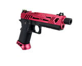 AEX Custom CHERRY BOMB - Tokyo Marui Hi Capa 4.3 Gas Blowback Pistol, Black / Magenta