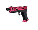 AEX Custom CHERRY BOMB - Tokyo Marui Hi Capa 4.3 Gas Blowback Pistol, Black / Magenta