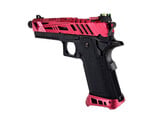 AEX Custom CHERRY BOMB - Tokyo Marui Hi Capa 4.3 Gas Blowback Pistol, Black / Magenta