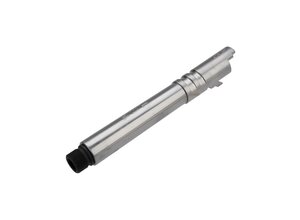 WE Tech WE Hi Capa 5.1 outer barrel with thread adapter (silver)