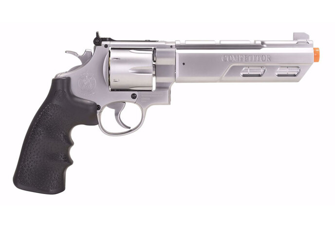 Umarex Elite Force Smith & Wesson Licensed S&W 629 Competitor 6 Shot CO2 Revolver, Chrome