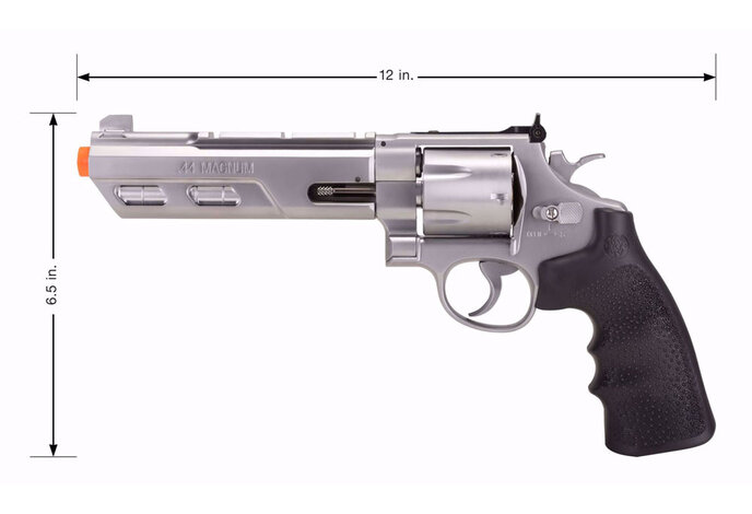 Umarex Elite Force Smith & Wesson Licensed S&W 629 Competitor 6 Shot CO2 Revolver, Chrome