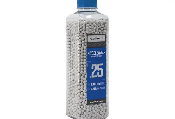 Valken Accelerate ProMatch 0.25g 5000ct 6mm Airsoft BBs