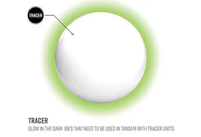 Valken Accelerate ProMatch 0.25g 2500ct Tracer 6mm Airsoft BBs