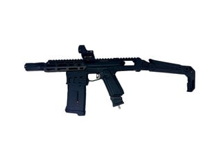 Airsoft Extreme AEX CUSTOM THE BLACK KNIGHT - Action Army AAP-01 HPA Airsoft, Black