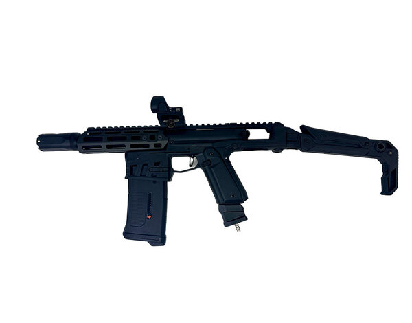 Airsoft Extreme AEX CUSTOM THE BLACK KNIGHT - Action Army AAP-01 HPA Airsoft, Black