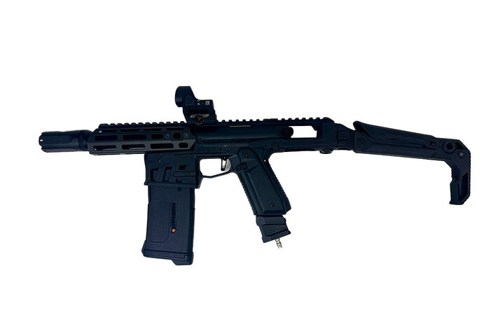 AEX CUSTOM THE BLACK KNIGHT - Action Army AAP-01 HPA Airsoft, Black