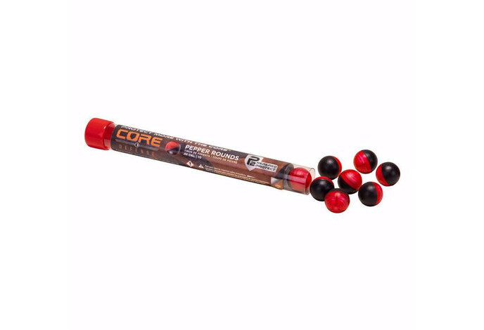 Umarex P2P Core Defense Pepper Balls - .68 cal, red/black, 10 count
