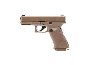 Elite Force Umarex Glock 19X .177 Cal CO2 Half-Blowback BB Pistol, Coyote Tan