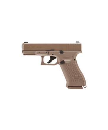 Elite Force Umarex Glock 19X .177 Cal CO2 Half-Blowback BB Pistol, Coyote Tan
