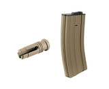 Lancer Tactical L119A2 Gen 4 Full Metal M4 AEG Rifle, Tan