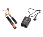 Lancer Tactical Lancer Tactical Stalker 13" Gen 2 M4 AEG Rifle, Black Battery Combo